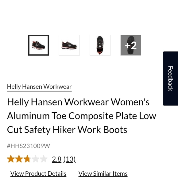 Helly Hansen Black and Red Sneakers - Picture 4 of 4